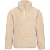 Mountain Warehouse Teddy Unisex-Fleece für Kinder, mit halbem Reißverschluss - leicht, atmungsaktiv, warm und kuschelig, für Jungen und Mädchen, Sweatshirt - für draußen Beige 128 (7-8 Jahre) - 7-8 Jahre