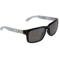 OAKLEY Holbrook Black, - Schwarz/Transparent/Grau Stark-Getönt