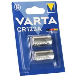 Varta CR123A 3V Lithium Batterie - 2er Blister