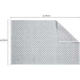 Vaily Premium Geschirrtücher 10er Pack - Trockentücher aus 100% Baumwolle super Saugstark- - 70 x 45 cm Grau - Grau