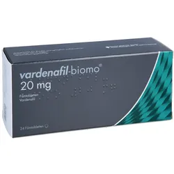 Vardenafil-biomo 20 mg Filmtabletten 24 St