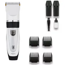 Camry Trimmer Set mit 4 Aufsätzen Pflege-Set für Haustiere Weiß