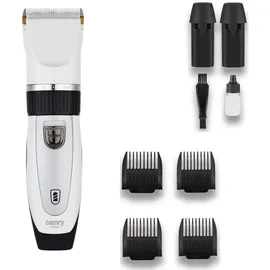 Camry Trimmer Set mit 4 Aufsätzen Pflege-Set für Haustiere Weiß