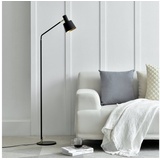 lux.pro Stehlampe Bristol verstellbare Stehleuchte für Wohnzimmer Schlafzimmer Hausleuchte Metall Schwarz