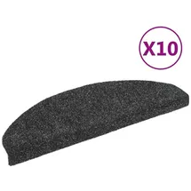 vidaXL Selbstklebende Treppenmatten 10 Stk. Dunkelgrau 65x21x4 cm