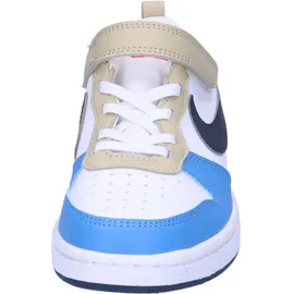 Nike Court Borough Low Recraft Kids White/Thunder Blue/Light Crimson 28
