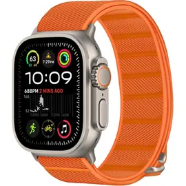 techprotect Tech-Protect Nylonarmband für Apple Watch 44 / 45 / 46 / 49 mm – Orange