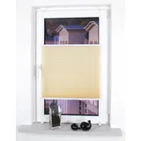 LIEDECO Klemmfix Plissee verspannt 100 x 150 cm beige