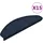 vidaXL Stufenmatte 65 x 21 cm Marineblau