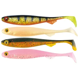 Fox Kunstköder UV Slick Shad Mixed Colour 13 cm 4 St.