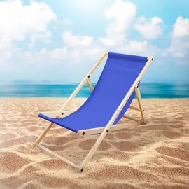 ECD Germany Sonnenliege 100 x 83 x 57,5 cm Blau