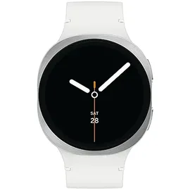 Samsung Galaxy Watch8 Bluetooth 44 mm Silver Sport Band White M/L