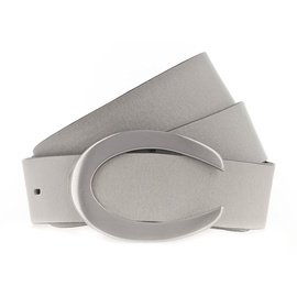 Vanzetti 33mm Leather Belt W100 Light Grey