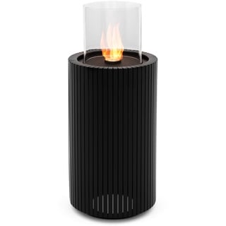 Planika Mandala Terrassen-Kamin – Ethanolkamin – saubere Verbrennung – Brenndauer 3,5 Stunden – Elegantes und minimalistisches Design – Kamin für den Außenbereich