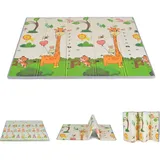Moni Moni, Spielteppich + Spielmatte, Spielmatte XXL Jungle faltbar