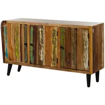 MASSIVMOEBEL24.DE Sideboard 150 x 86 x 45 cm Mehrfarbig
