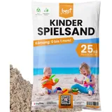 Best for Kids Spielsand Quarzsand Sand für Sandkasten Dekosand Zertifizierte Qualität TOP Qualität