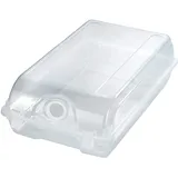 WENKO Schuhbox M - Schuhaufbewahrung, Stapelbox, Polypropylen, 19.5 x 10 x 32 cm, Transparent