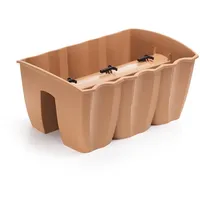 Prosperplast Blumenkasten Crown 39 x 27 x 20 cm terra