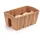 Prosperplast Blumenkasten Crown 39 x 27 x 20 cm terra