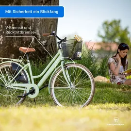 Bergsteiger Amsterdam 28 Zoll RH 48 cm Damen blau