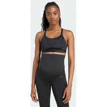 adidas Powerimpact Luxe Medium-Support Maternity Sport-BH schwarz|grau M (A-B)