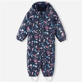 Reima Kid's Reimatec Winter Overall Puhuri - Rosa,Weiß,Dunkelblau,Hellblau - 86