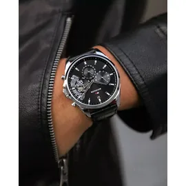 Tommy Hilfiger Baker Leder 44 mm 1710449