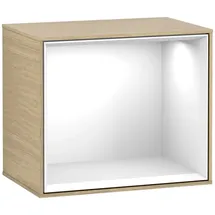 Villeroy & Boch V&B Regalmodul Finion 41,8x35,6x27cm, Reg glo wh., Oak Veneer