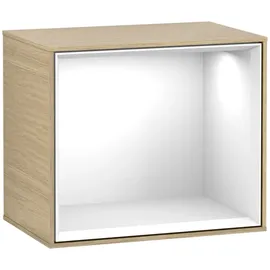 Villeroy & Boch V&B Regalmodul Finion 41,8x35,6x27cm, Reg glo wh., Oak Veneer