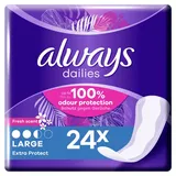 Always - Dailies Slipeinlagen Large Extra Protect - 24 Stücke