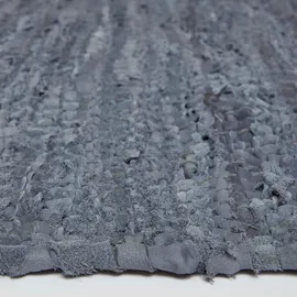 Homescapes FLICKENTEPPICH aus Recycling-Leder 120/170 cm