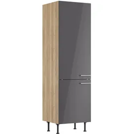 OPTIFIT Hochschrank Jonte984 60 x 58,4 x 211,8 cm Anthrazit