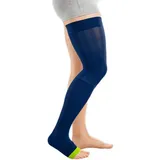 medi Rehab® one kurz Kompressionsschenkelstrümpfe AG offen zur Ödemtherapie III green/ocean blue