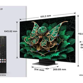 TCL 50C7K 50 Zoll QD-MiniLED 4K Google TV
