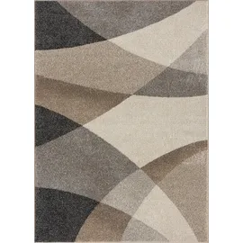 MERINOS Teppich MERINOS "Thales 6100", beige, B:120cm H:10mm L:160cm, Polyester, Teppiche, Teppich, Kurzflorteppich mit Konturenschnitt, Wohnzimmer