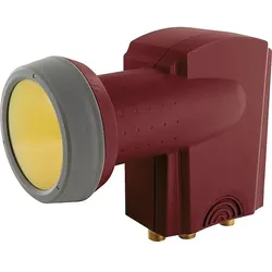 Digitales Quad-LNB rauscharmer Signalumsetzer Ziegelrot 40 mm/ Sun Protect