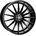 artFORM AF-401 black rim polished Alufelge schwarz