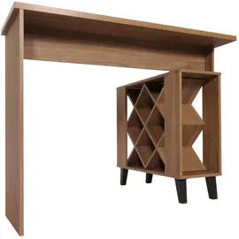 Mendler Bartisch HWC-M45 93 x 120 x 98 cm Braun