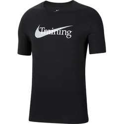 NIKE Herren Trainingsshirt "Nike Dri-Fit-T-Shirt", BLACK, M