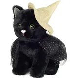 Teddy-Hermann Teddy Hermann Halloween Katze 20 cm Kuscheltier, Plüschtier