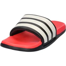 adidas Adilette Comfort 2.0 Schwarz/Weiß/Rot 43 1/3