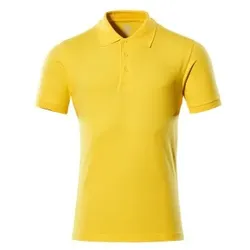 Polo-Shirt CROSSOVER, Sonnengelb, Größe M - gelb - M