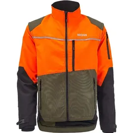 KOX Forstjacke Transform Olivgrün/Orange Größe 54/56 - L