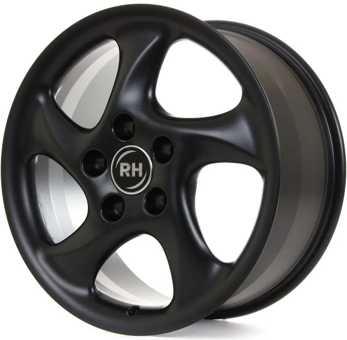 RH AH TURBO racingschwarz lackiert 8.5Jx18 5x130 ET52