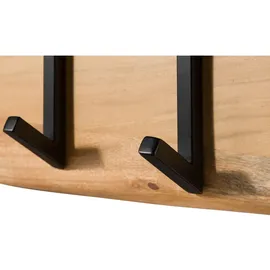 MASSIVMOEBEL24.DE Wandgarderobe Melbourne 100 x 25 x 3 cm Akazie