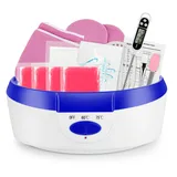 Paraffinbäder Wachsbad für Hände und Füße, Forever Speed Paraffin Wachsbad für Hände und Füße Gerät 265W, Elektrisches Wachsbad mit Paraffinwachs Set Blau