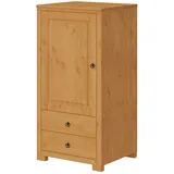 otto home Wäscheschrank OTTO HOME "Gotland, Schrankmodulsystem, einzeln oder mit der Serie kombinierbar", beige (natur), B:60cm H:120cm T:52cm, Massivholz, Schränke, massive Kiefer, variabel einsetzbar, auch für Dachschrägen