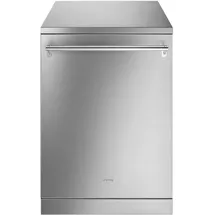 Smeg LVS345BQSTX Geschirrspüler (freistehend, 598 mm breit, Edelstahl)