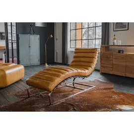 KAWOLA Relaxliege SIRY Leder 0 x 0 x 0 cm cognac